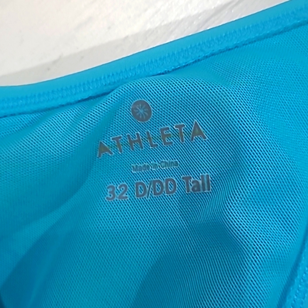 Athleta Womens Halter Tankini Top Size 32 D/DD Tall - Picture 3 of 5